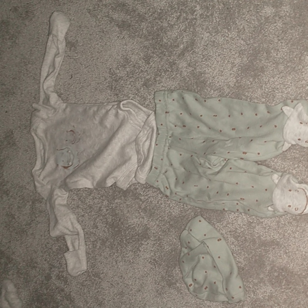 Hippo outfit newborn